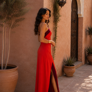 Beatriz | Abito lungo color marrone