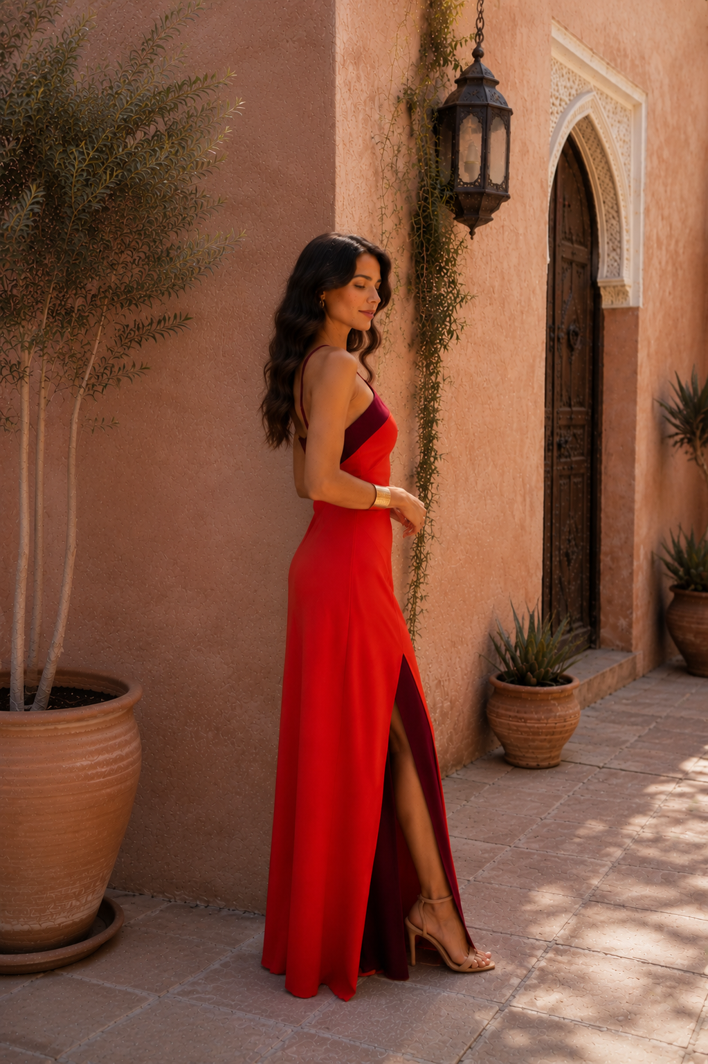 Beatriz | Abito lungo color marrone