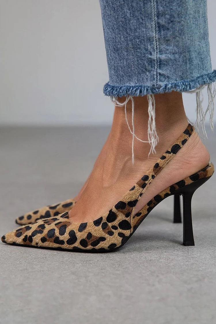 Wild Grace™ | Décolleté con stampa leopardata D'Orsay