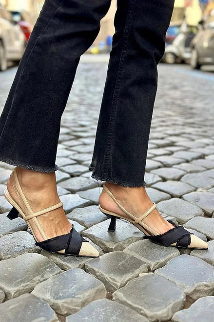 Sandria™ | ballerine con tacco alto