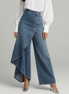 Aubrey™ | Pantaloni in denim con nodo