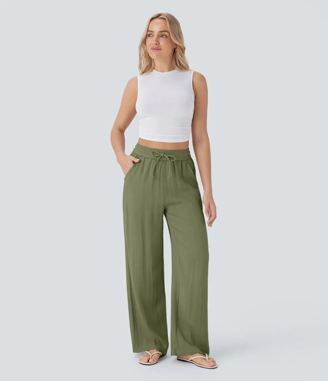 Pantaloni Nova | Eleganti pantaloni in lino