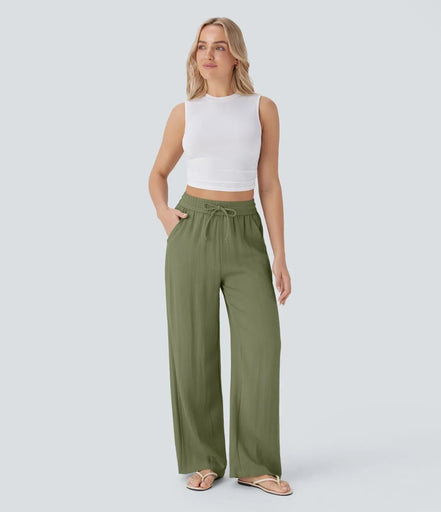 Pantaloni Nova | Eleganti pantaloni in lino