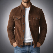 Giacca in pelle scamosciata Caspian |