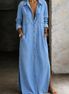 Delana | Abito con Bottoni Casual Chic