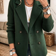 Diletta | Blazer Elegante con Maniche in Maglia