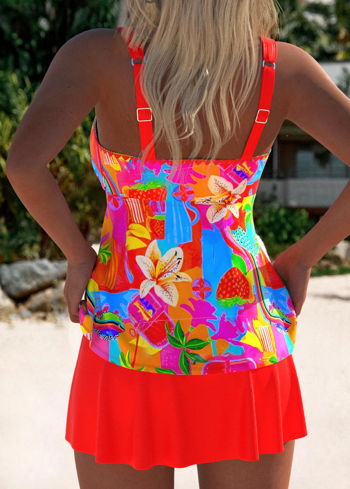 Tankini Fleur de Corail
