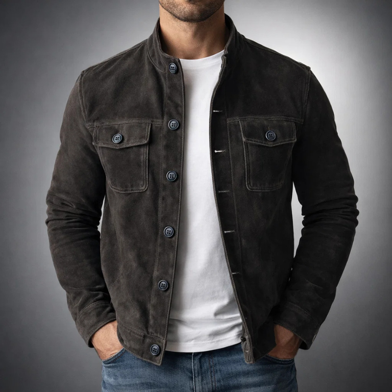 Giacca in pelle scamosciata Caspian |