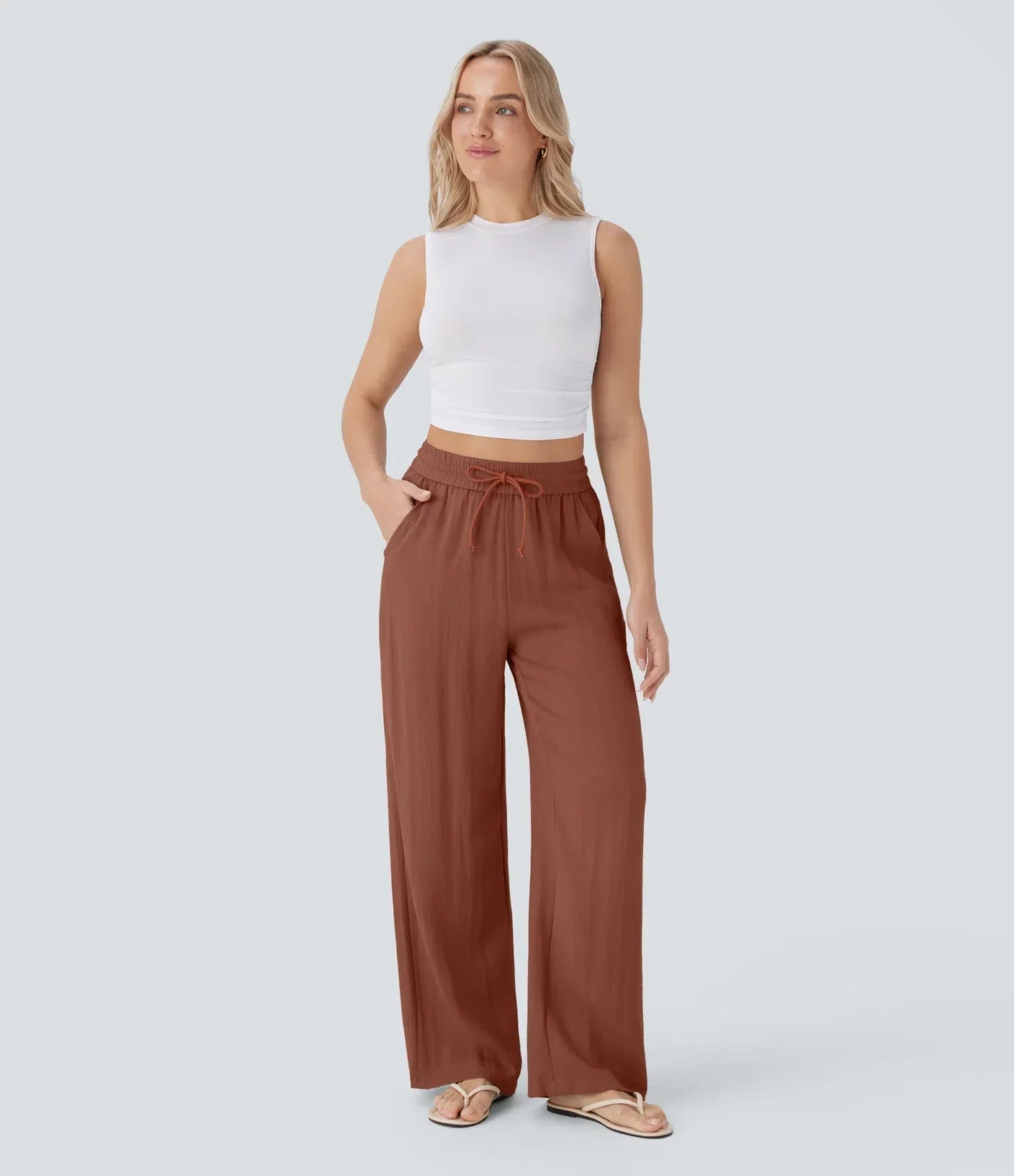 Pantaloni Nova | Eleganti pantaloni in lino