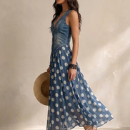 Mafalda | Abito Midi a Pois in Chiffon