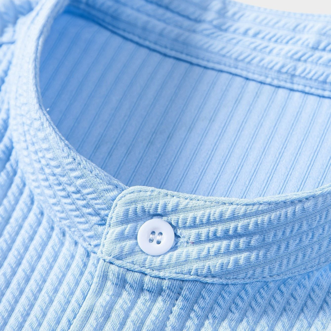 Dzianina Monte Carlo– Koszula męska ze stójką