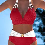 Bruna | Costume Bicolore Grafico