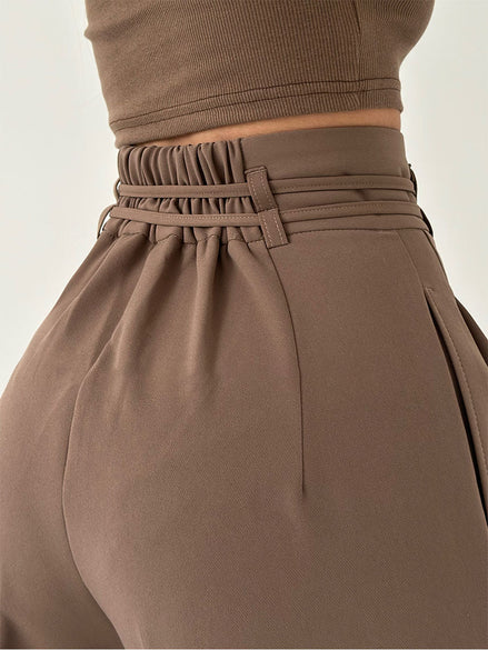 Elara Flared | Pantaloni a gamba larga a vita alta