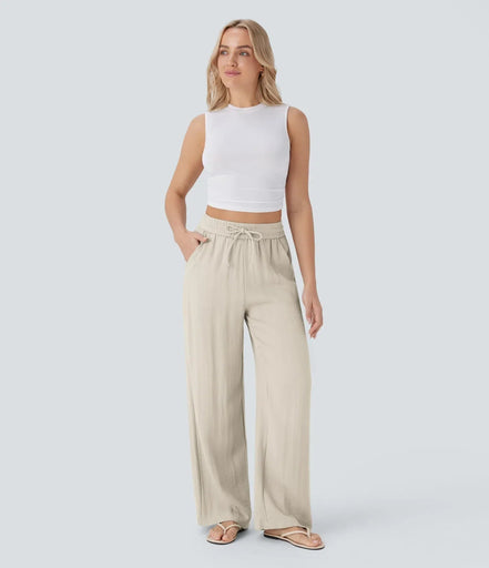 Pantaloni Nova | Eleganti pantaloni in lino