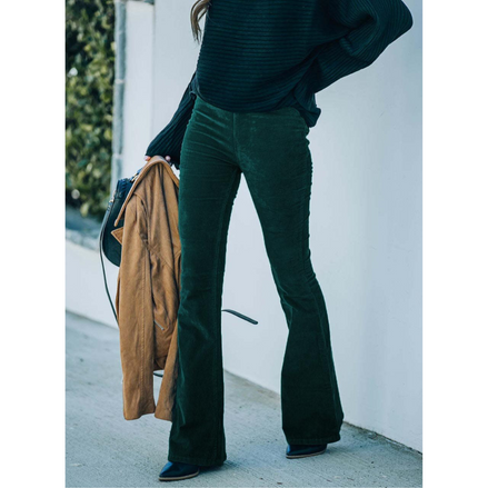 Noble Denim | Pantaloni a zampa in velluto a coste