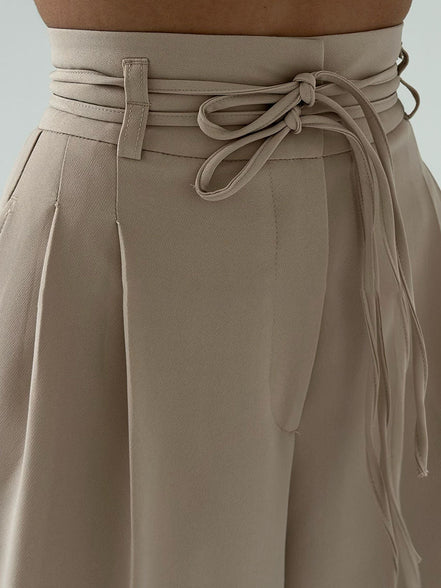 Elara Flared | Pantaloni a gamba larga a vita alta