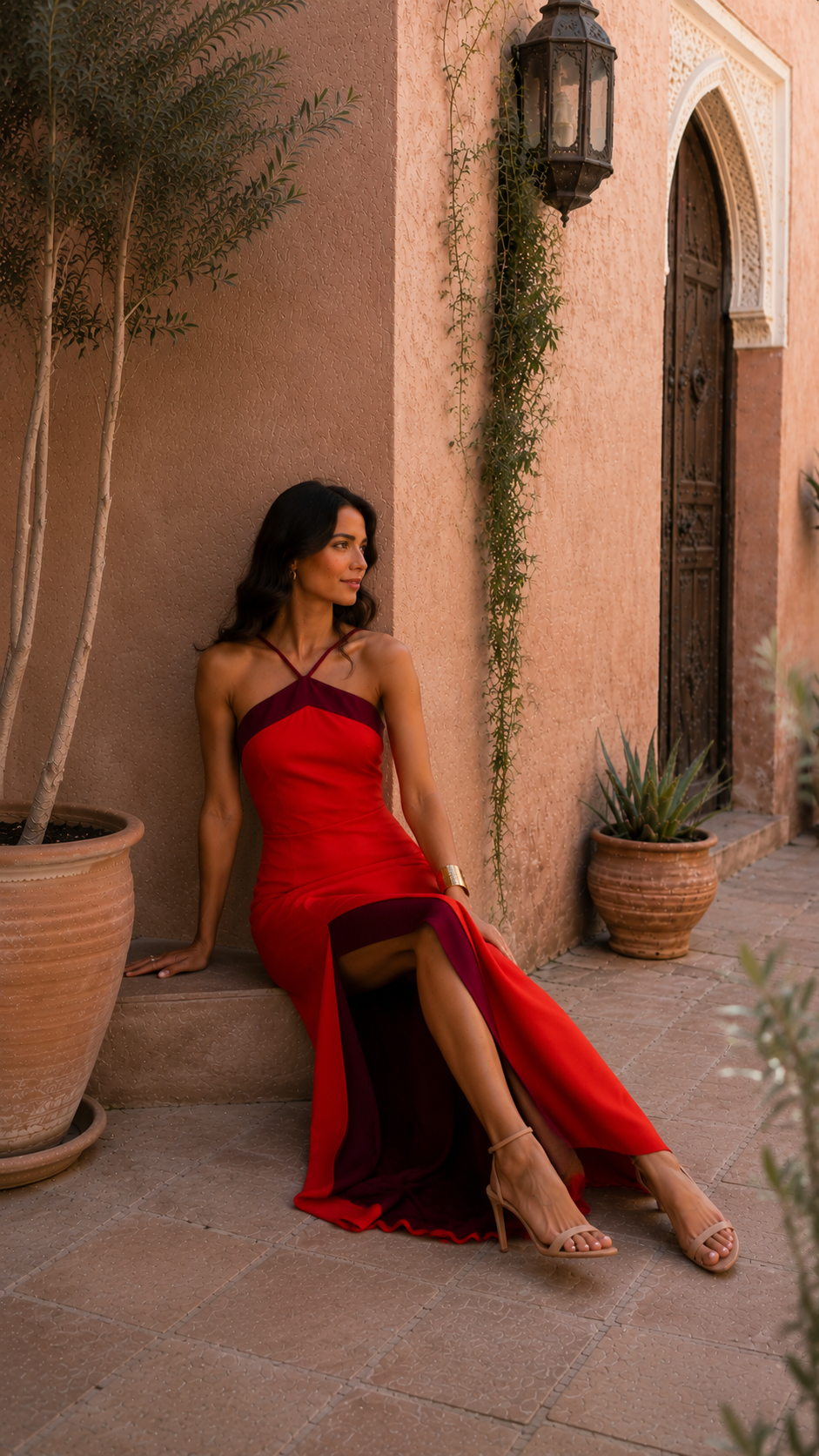 Beatriz | Abito lungo color marrone