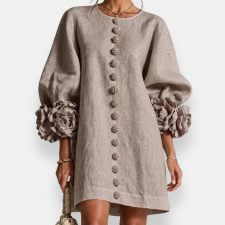 Fleurette | Robe à fleurs en relief