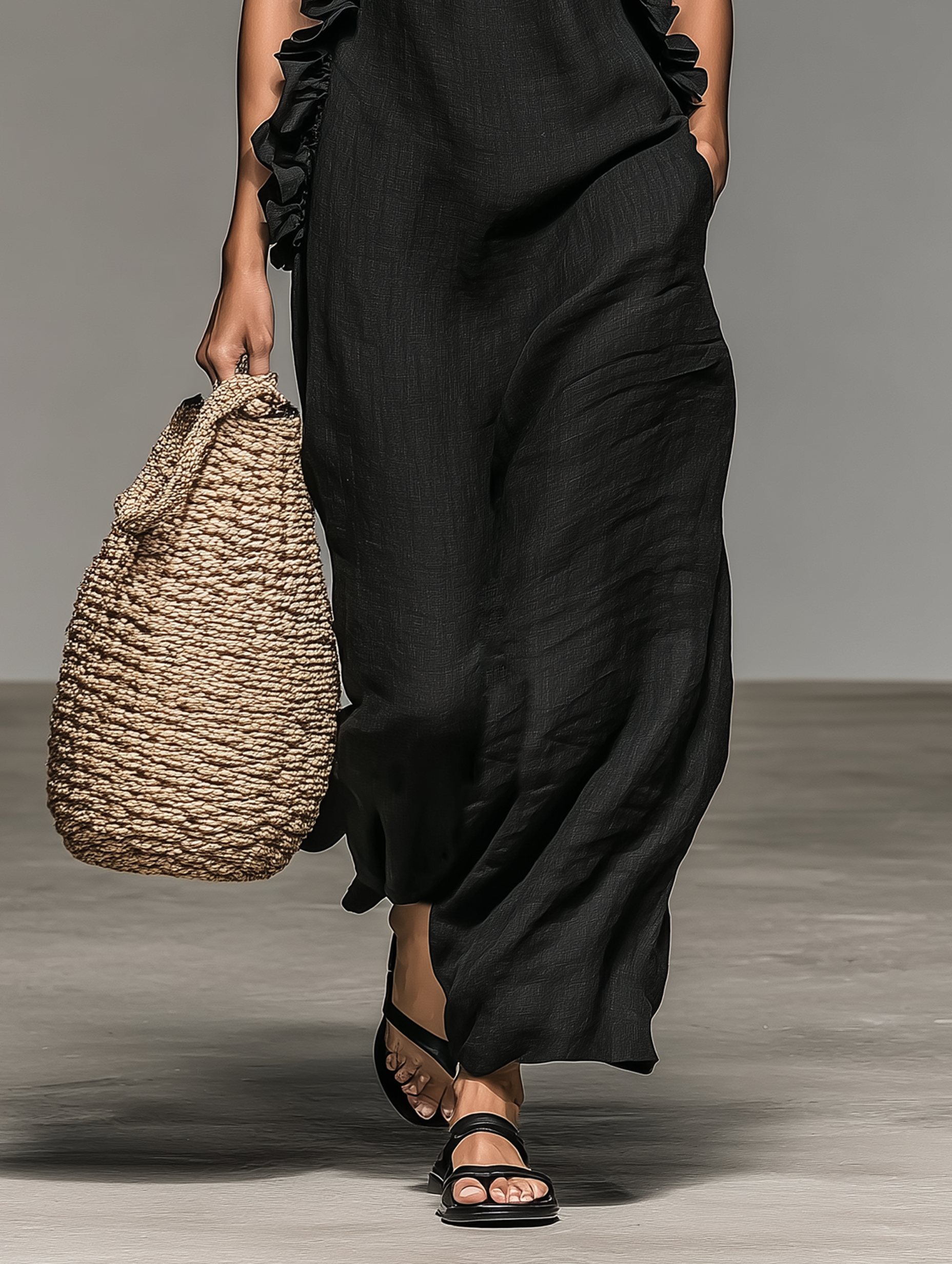 Gladiola™ | Abito Maxi con Tasche