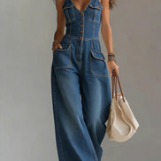 Sofia | Jumpsuit Denim Rilassato Moderno