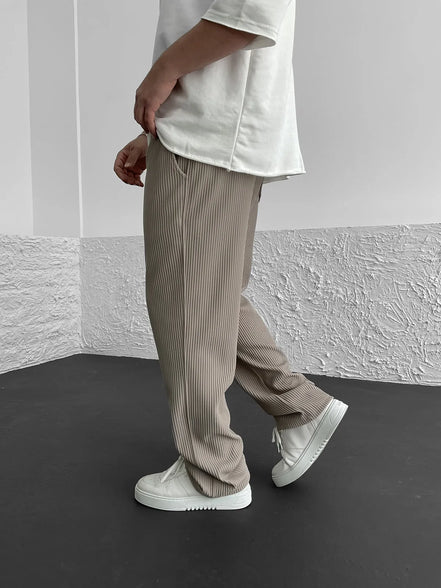VYRO – Pantaloni a coste dalla vestibilità ampia