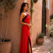 Beatriz | Abito lungo color marrone