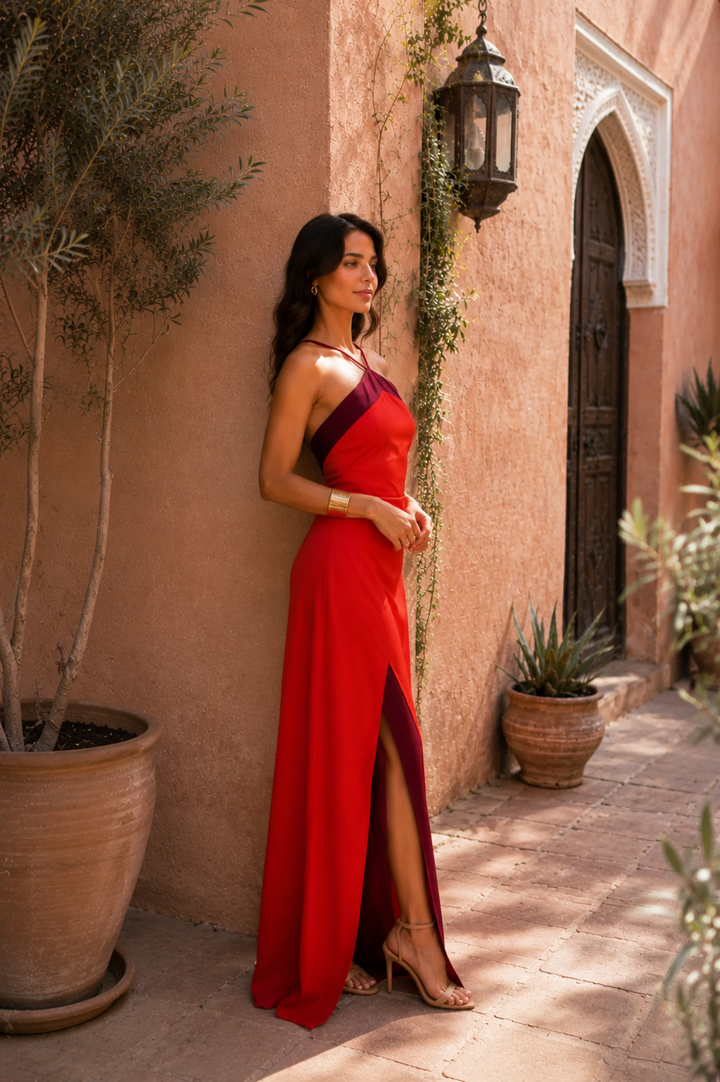 Beatriz | Abito lungo color marrone