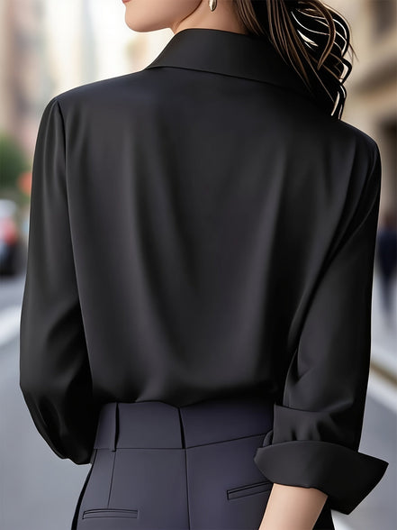 Camicetta Soleil | Elegante camicia a maniche lunghe con bottoni