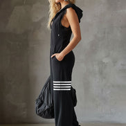 Zara Flow | Tuta sportiva retrò con cappuccio e righe