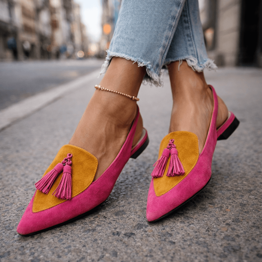 Giulia | Sandali eleganti con nappine