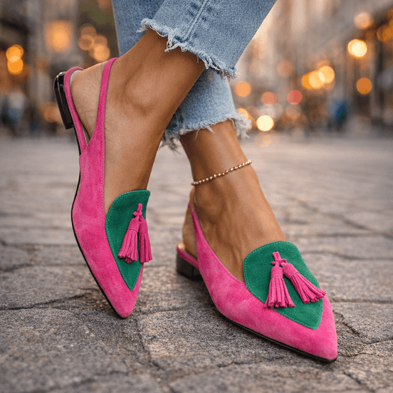 Giulia | Sandali eleganti con nappine