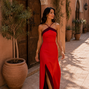 Beatriz | Abito lungo color marrone