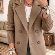 Diletta | Blazer Elegante con Maniche in Maglia