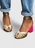 Scarpe con tacco Aurora rosse