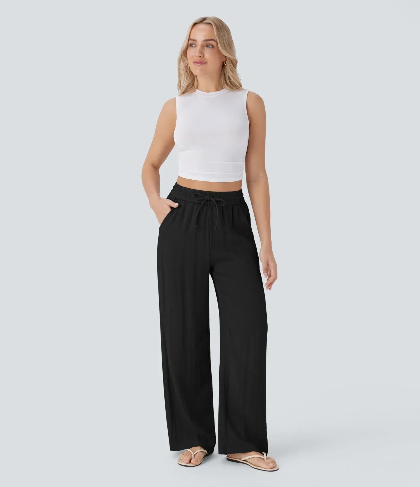 Pantaloni Nova | Eleganti pantaloni in lino
