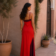 Beatriz | Abito lungo color marrone