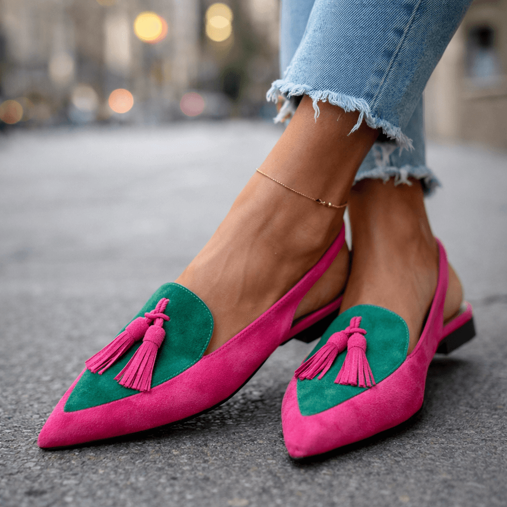 Giulia | Sandali eleganti con nappine