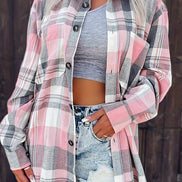 Chiara | Camicia Vichy a Maniche Lunghe