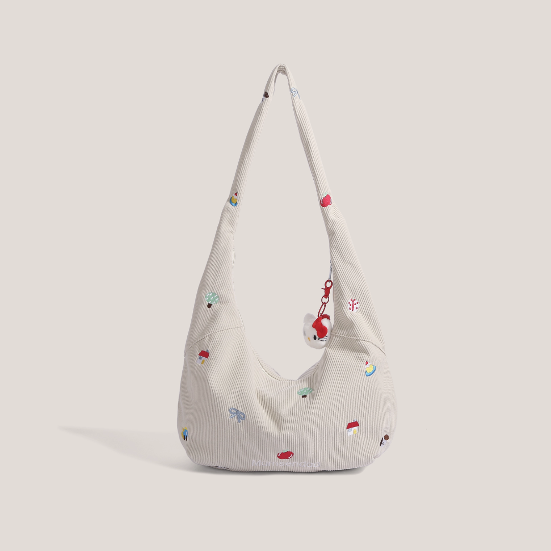 Noelia | Borsa in Velluto a Coste