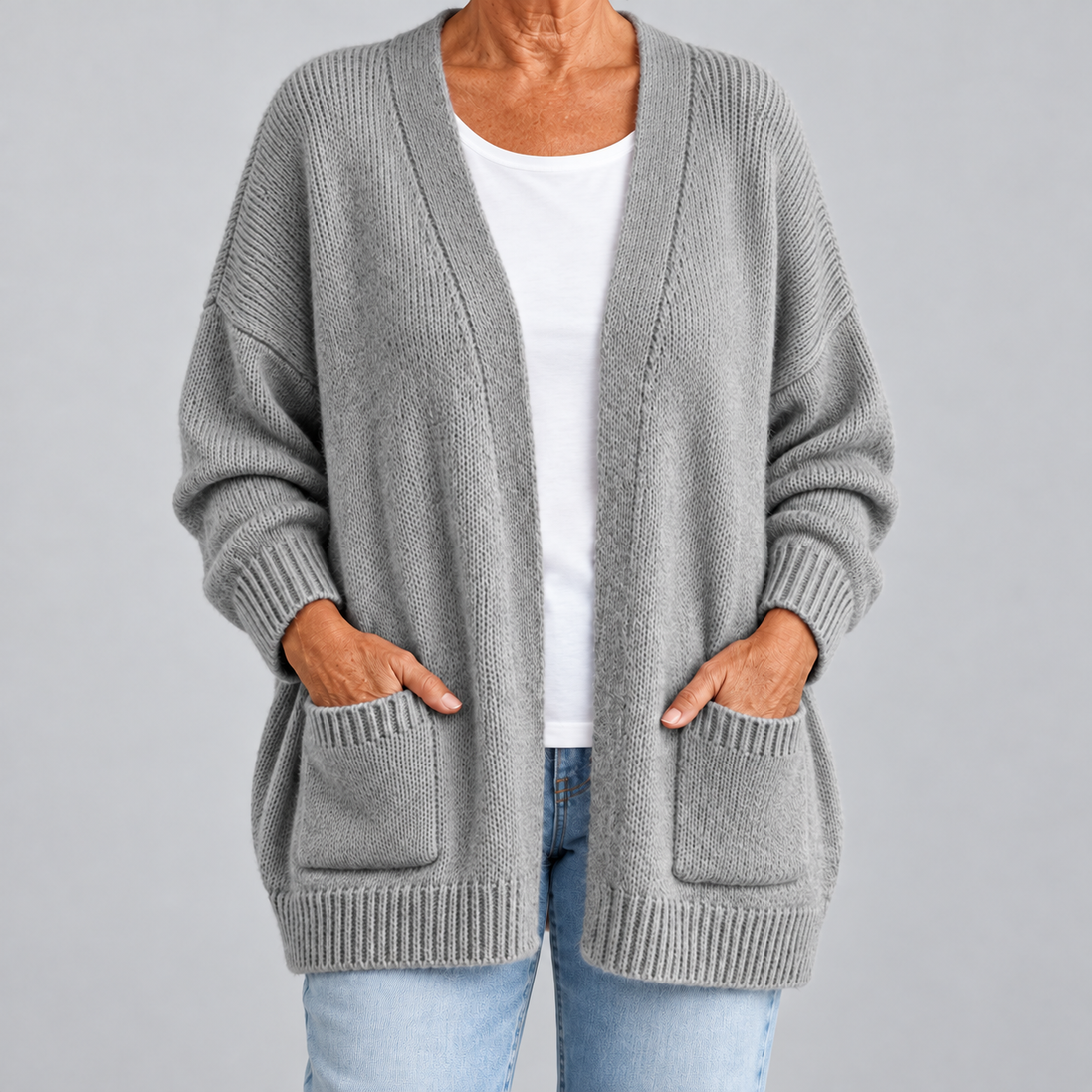 Ottavia | Cardigan Aperto con Tasche