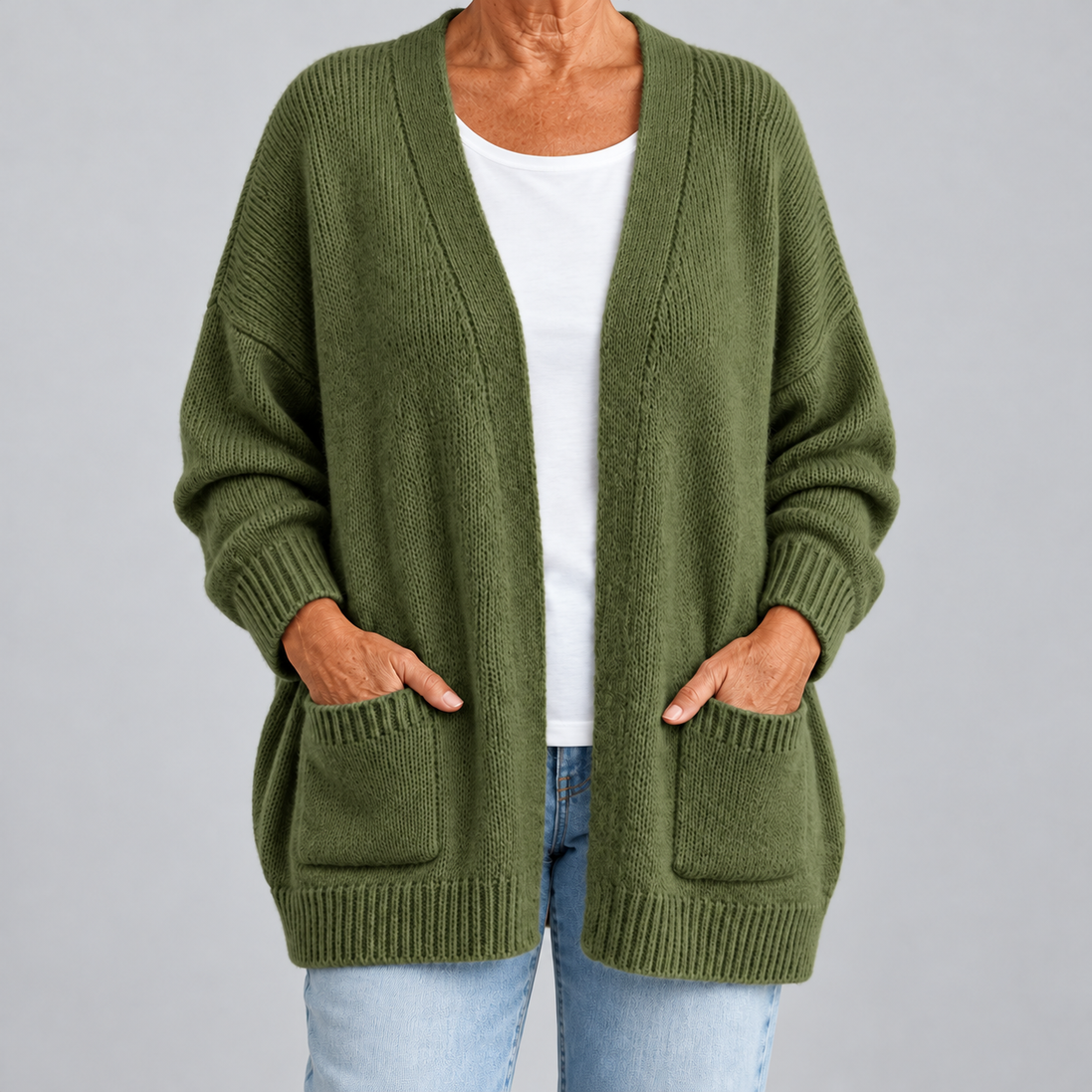 Ottavia | Cardigan Aperto con Tasche