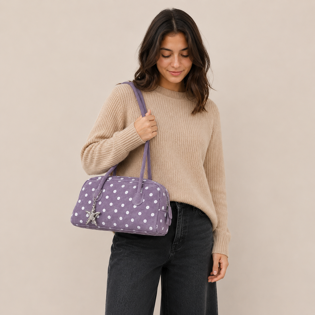Fabiola | Borsa a Tracolla a Pois