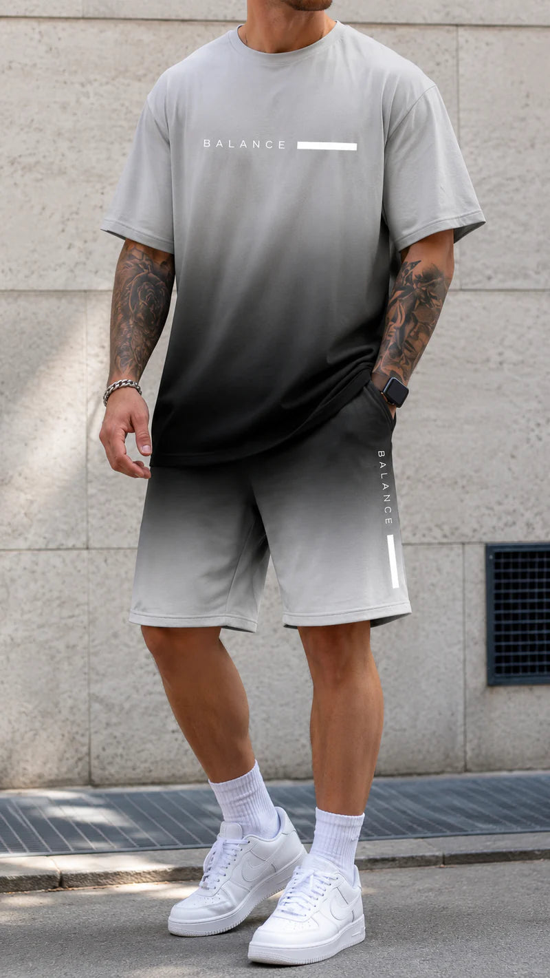 Kairos | Set estivo oversize con stampa degrade