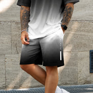 Kairos | Set estivo oversize con stampa degrade