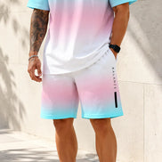 Kairos | Set estivo oversize con stampa degrade