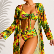 Marie | Bikini 3 Pezzi Elegante Tropicale