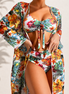 Marie | Bikini 3 Pezzi Elegante Tropicale
