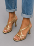 Cassie | Sandali con Tacco Golden Summer Charm