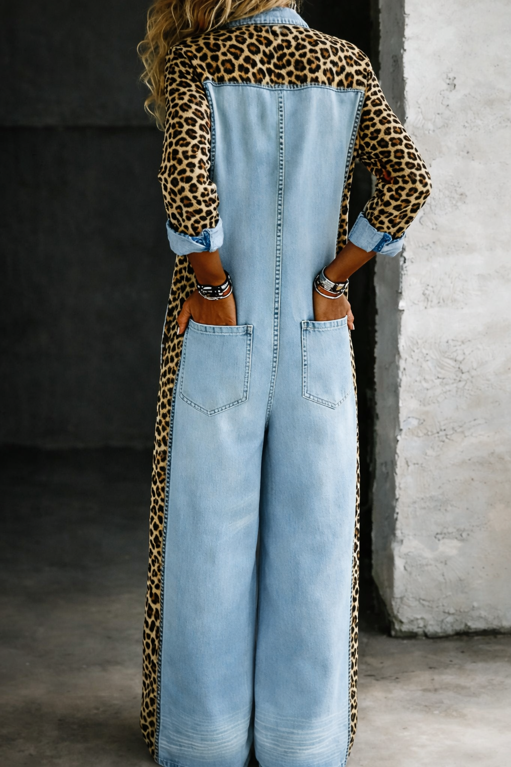 Amanda | Tuta Intera Denim Versatile