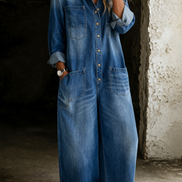 Lena | Salopette Denim Casual Comoda